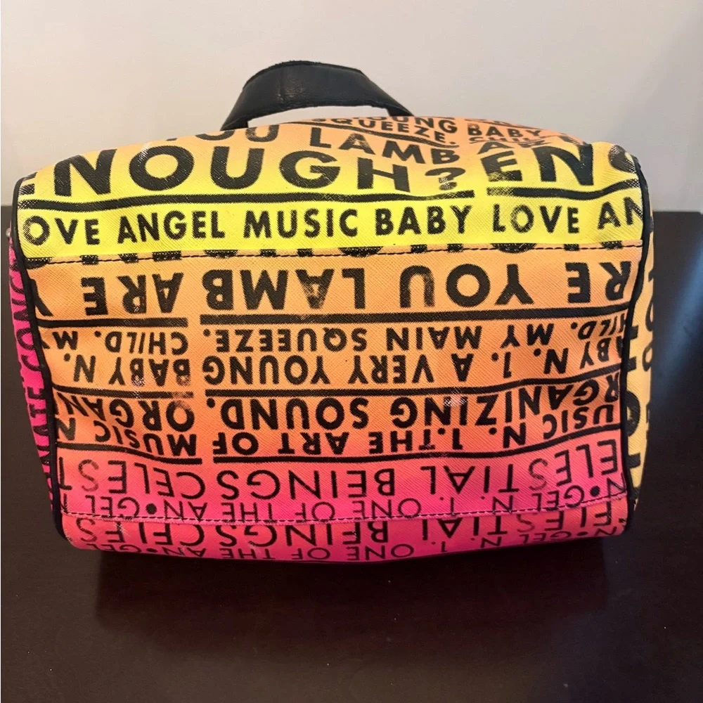 L.A.M.B. by Gwen Stefani neon satchel - Picture 5 of 5